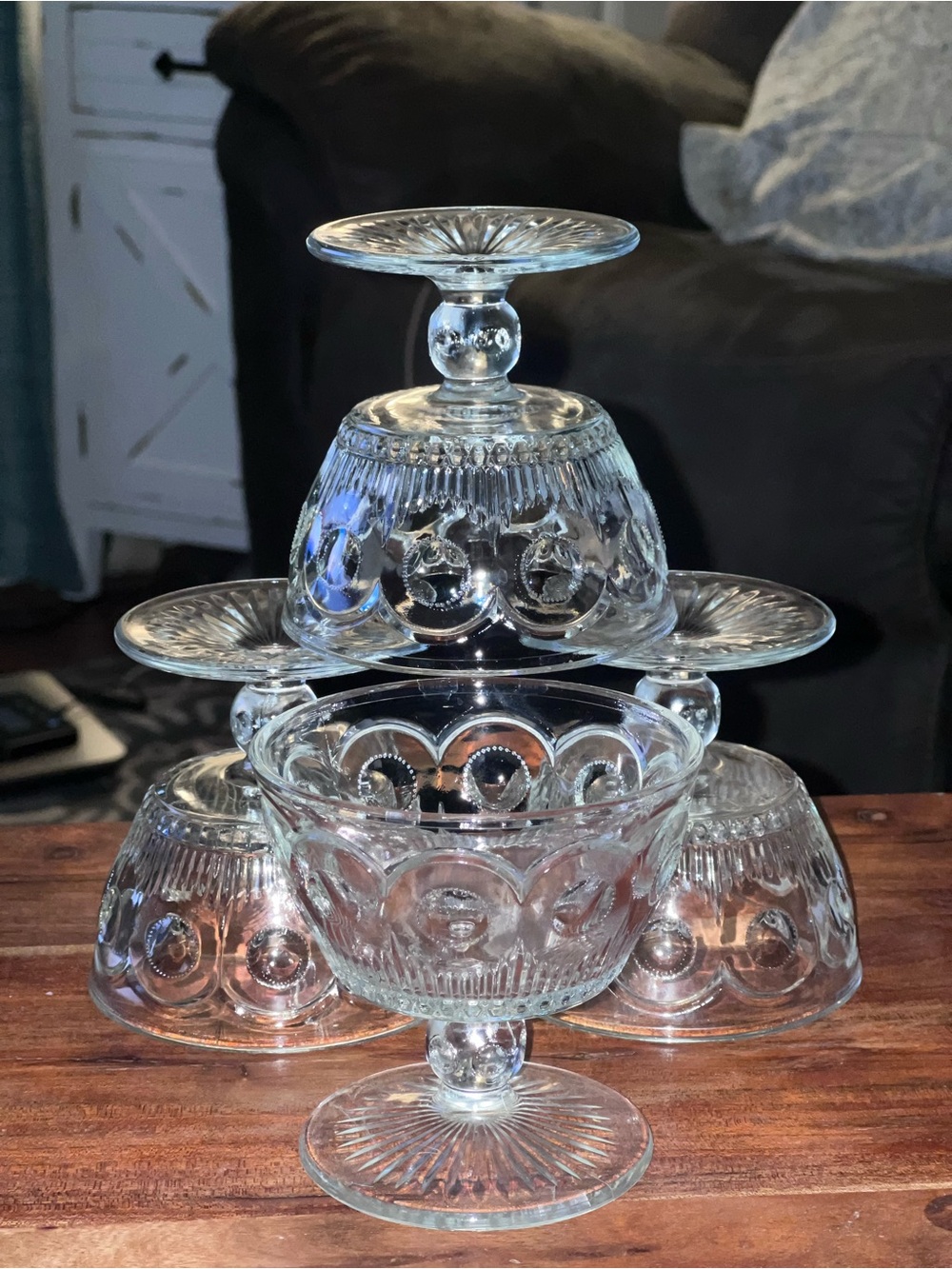 Vintage Bartlett Collins St Genevieve Sherbet Cups Set of 4